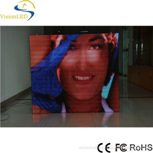 P6 indoor display RGB video screen sign led wall price